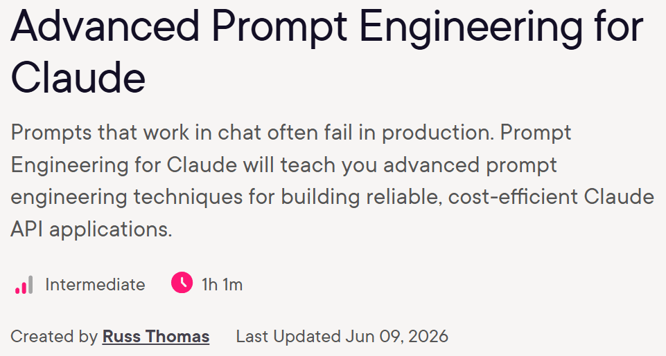 Advanced Prompt Engineering for Claude