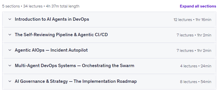 Agentic DevOps: Build Autonomous AI Agent and AI Agents team