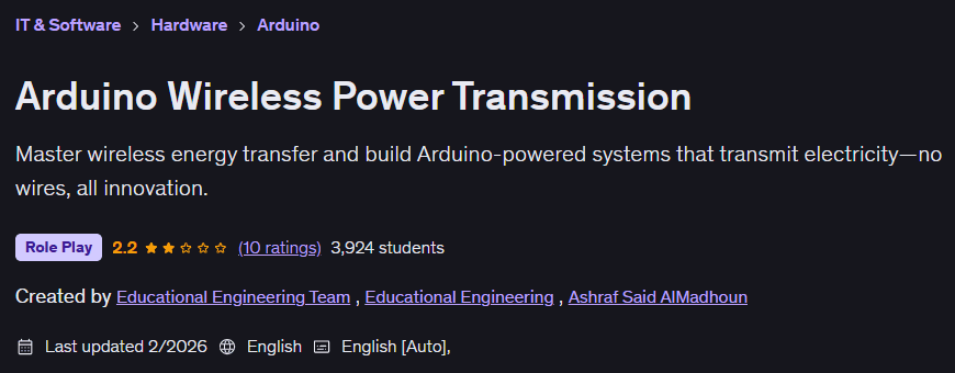 Arduino Wireless Power Transmission