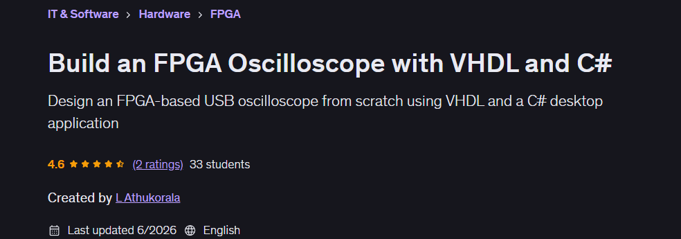 Build an FPGA Oscilloscope with VHDL and C#
