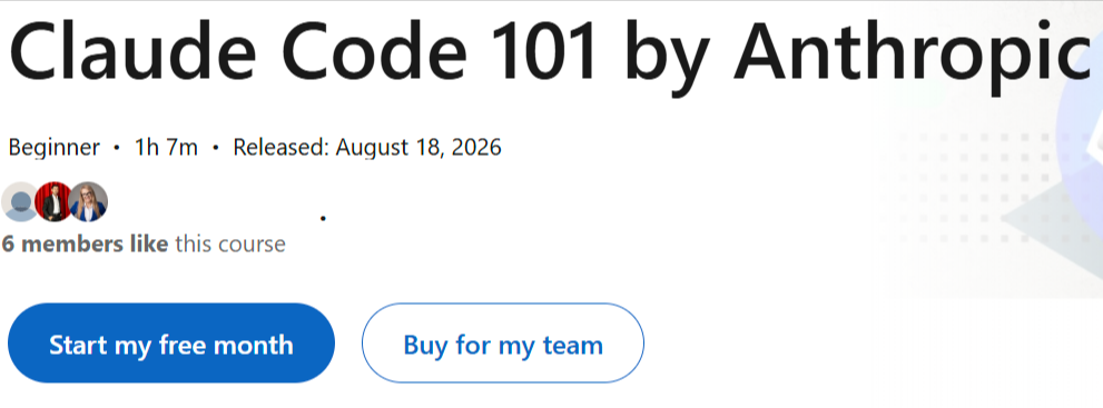 Claude Code 101 by Anthropic