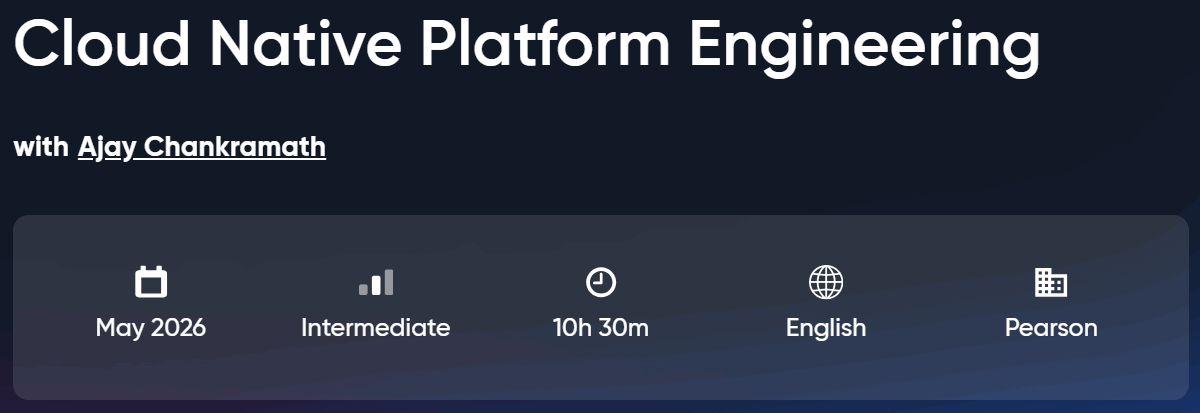 Cloud Native Platform Engineering