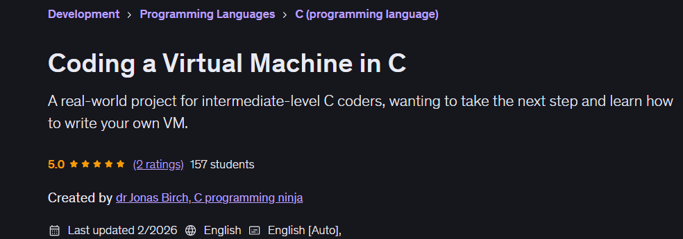 Coding a Virtual Machine in C