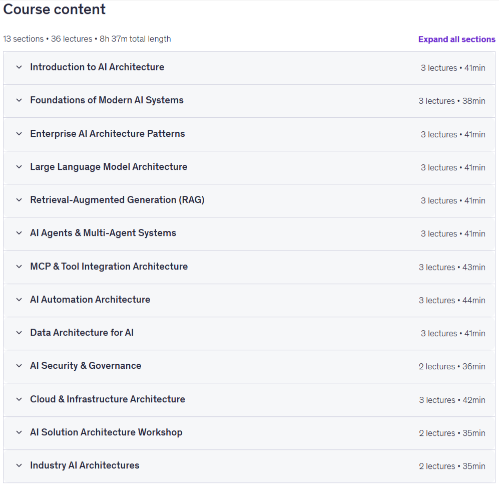 Complete AI Architecture Bootcamp: From RAG to Agents
