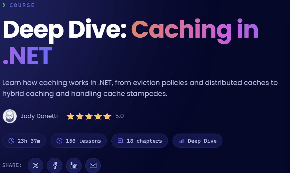 Deep Dive: Caching in .NET