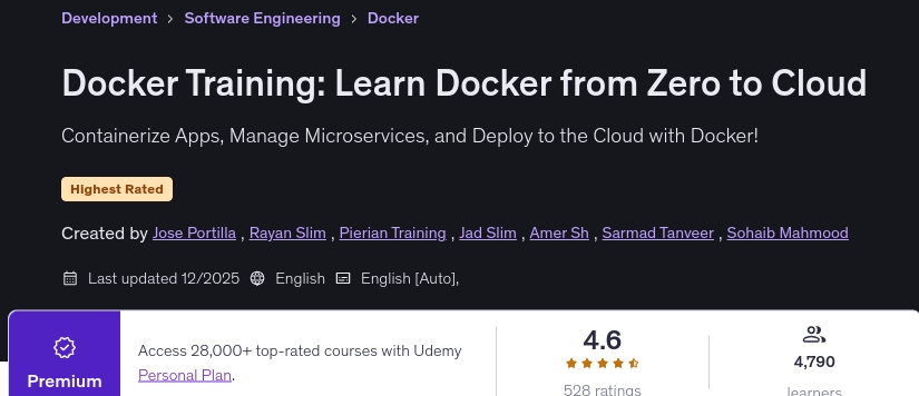 Docker Training_ Learn Docker from Zero to Cloud