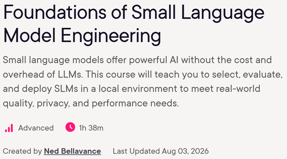 Foundations of Small Language Model Engineering