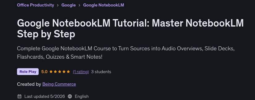 Google NotebookLM Tutorial_ Master NotebookLM Step by Step