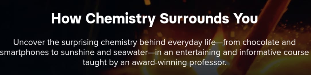 How Chemistry Surrounds You