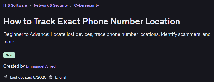 How to Track Exact Phone Number Location