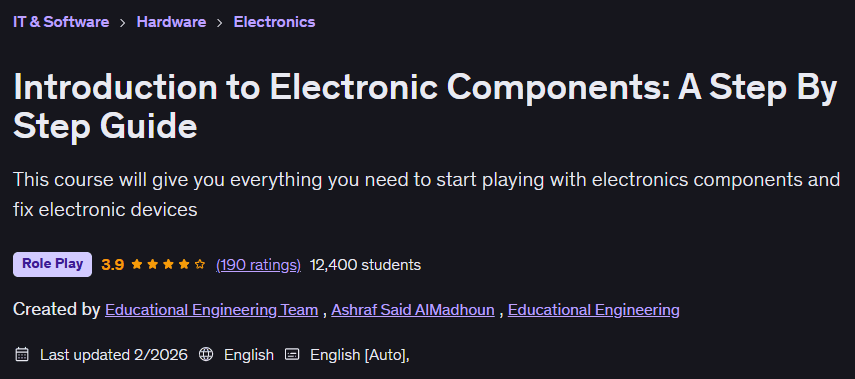 Introduction to Electronic Components: A Step By Step Guide