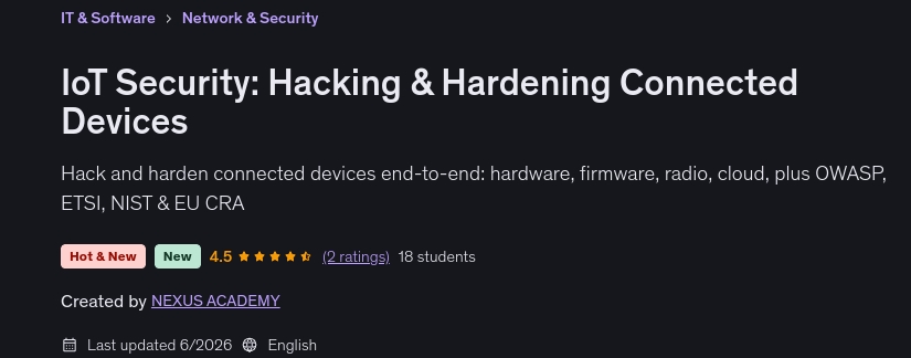 IoT Security_ Hacking & Hardening Connected Devices