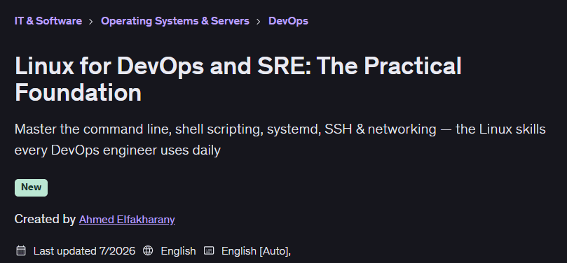 Linux for DevOps and SRE: The Practical Foundation