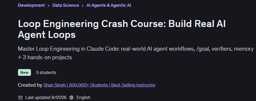 Loop Engineering Crash Course: Build Real AI Agent Loops