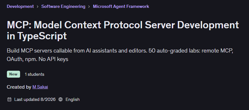 MCP: Model Context Protocol Server Development in TypeScript