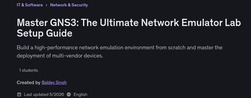 Master GNS3_ The Ultimate Network Emulator Lab Setup Guide