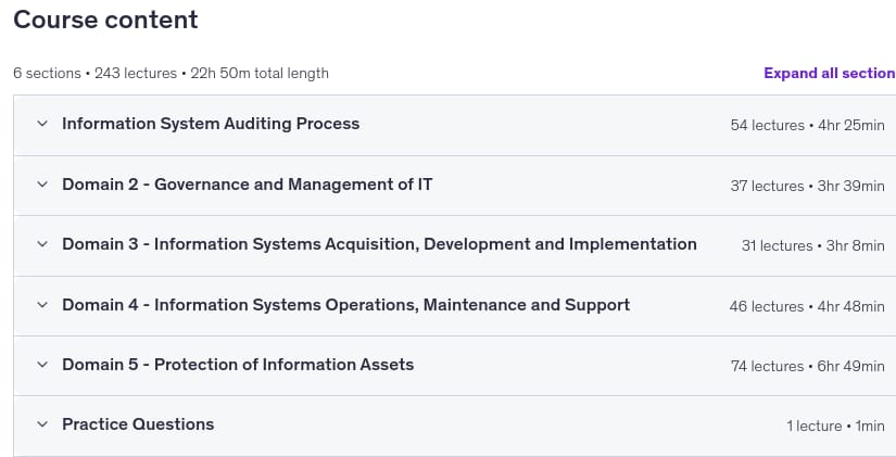 Masterclass - CISA Exam (Updated 2026)