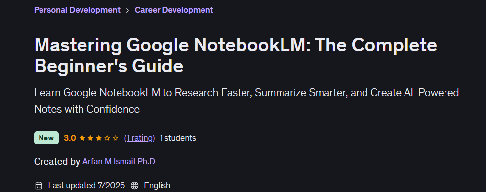 Mastering Google NotebookLM: The Complete Beginner's Guide