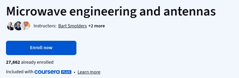 Microwave engineering and antennas