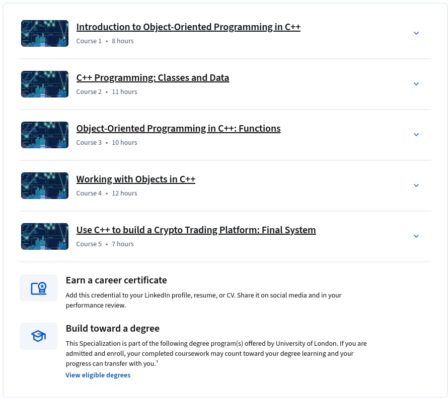 Object Oriented Programming Specialization