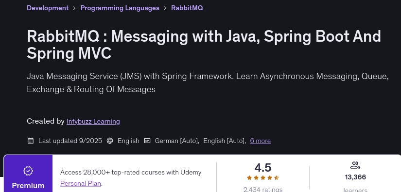 RabbitMQ _ Messaging with Java, Spring Boot And Spring MVC