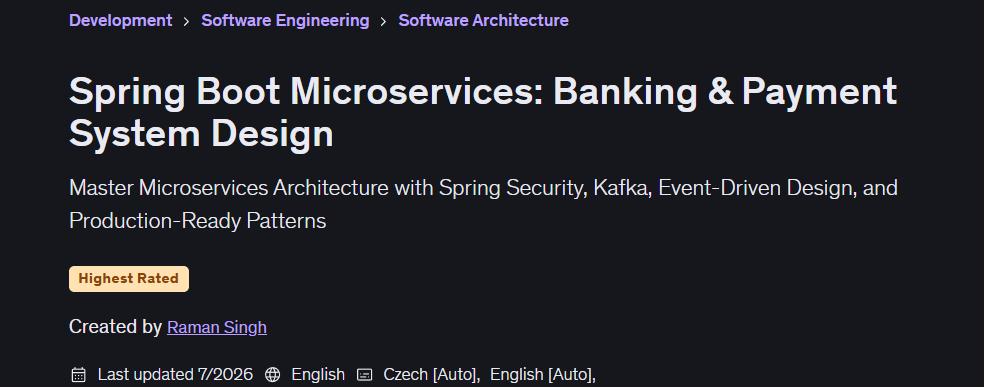 Spring Boot Microservices: Banking & Payment System Design
