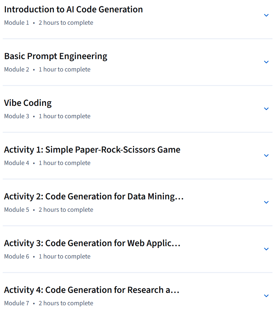 AI Code Generation for Everyone