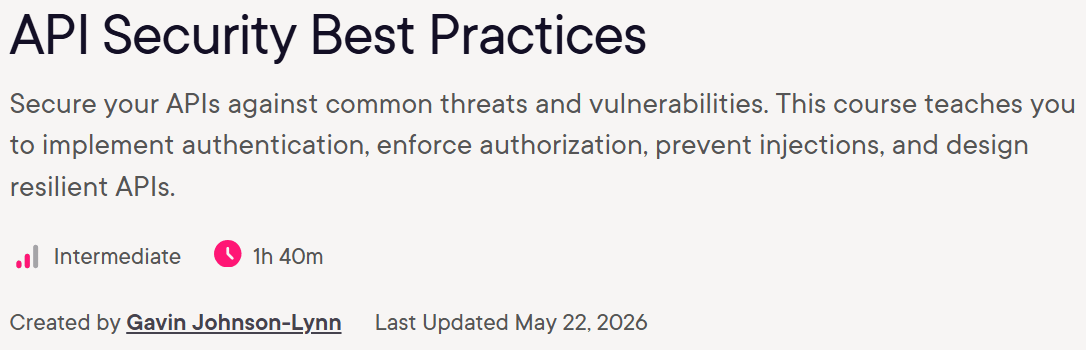 API Security Best Practices