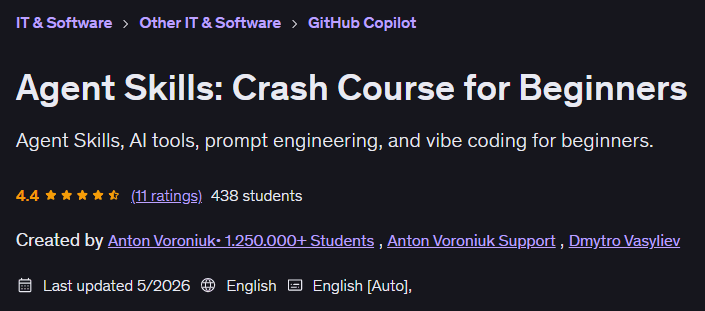 Agent Skills: Crash Course for Beginners