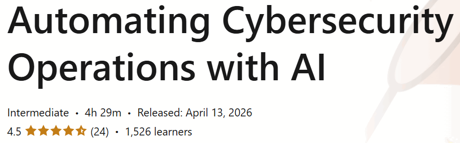 Automating Cybersecurity Operations with AI