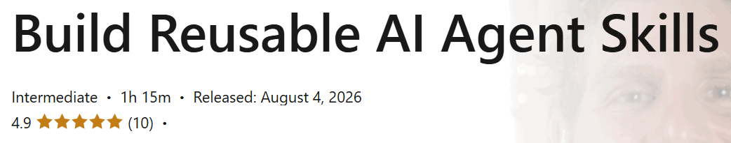 Build Reusable AI Agent Skills