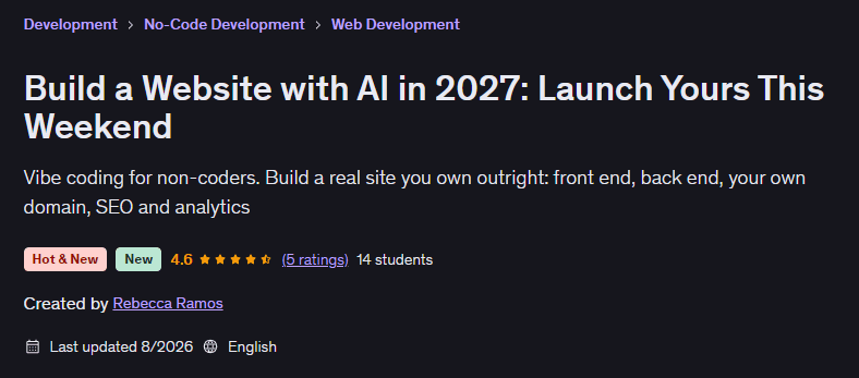 Build a Website with AI in 2027: Launch Yours This Weekend