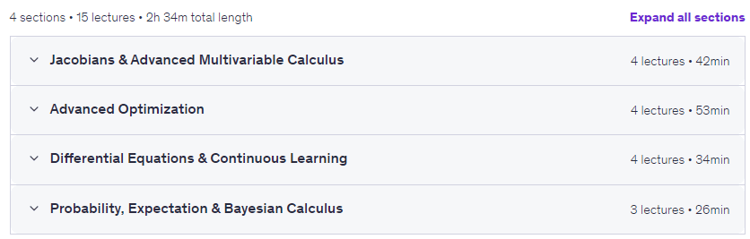 Calculus for Machine Learning: Level 3 - Advanced Topics