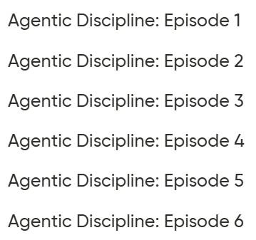 Clean AI: Agentic Discipline (Clean Coders Video Series)