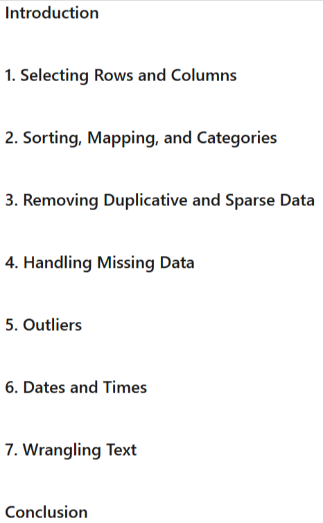 Data Cleaning with pandas