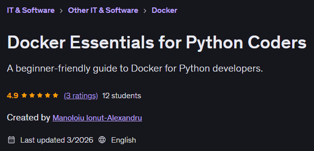 Docker Essentials for Python Coders