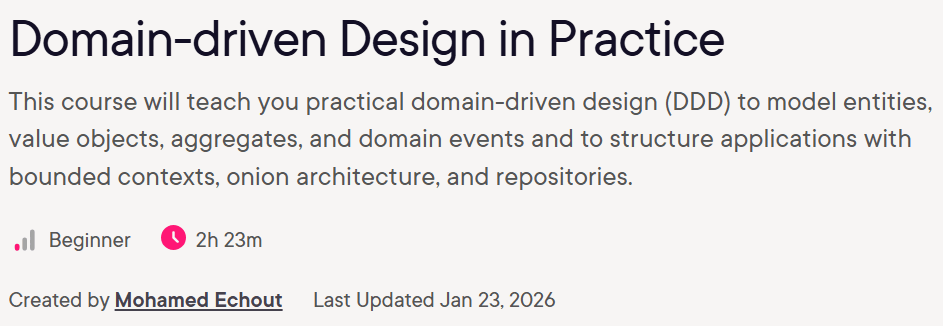 Domain-driven Design in Practice