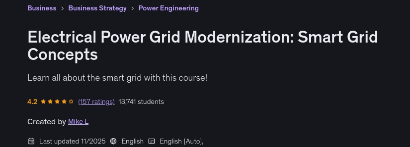 Electrical Power Grid Modernization_ Smart Grid Concepts
