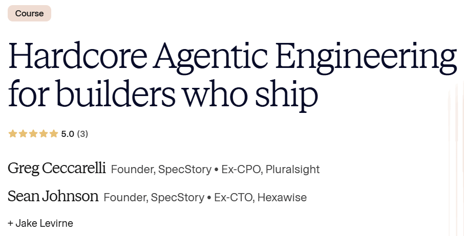 Hardcore Agentic Engineering for builders who ship