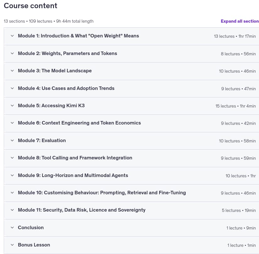 Kimi K3_ The Complete Open-Weight LLM & AI Agent Course