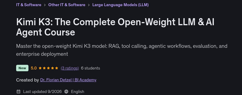 Kimi K3_ The Complete Open-Weight LLM & AI Agent Course