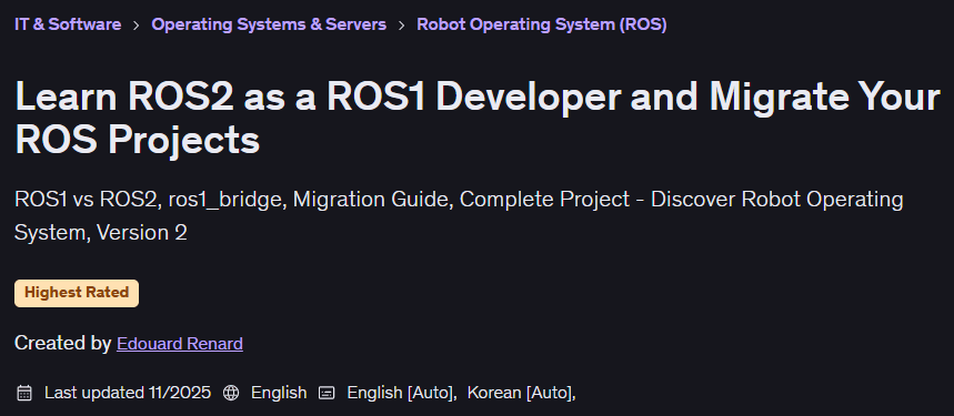 Learn ROS2 as a ROS1 Developer and Migrate Your ROS Projects