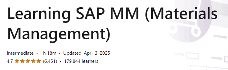 Learning SAP MM (Materials Management)