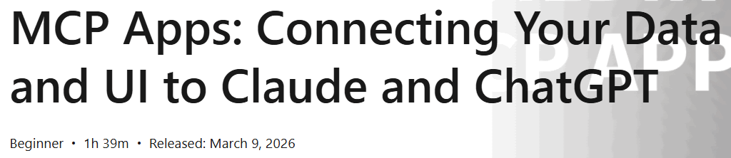 MCP Apps: Connecting Your Data and UI to Claude and ChatGPT