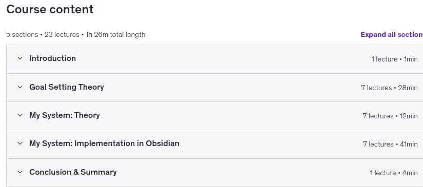 Mastering Goal Setting with Obsidian