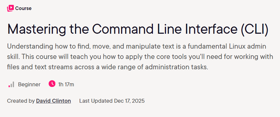 Mastering the Command Line Interface (CLI)