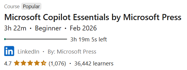Microsoft Copilot Essentials by Microsoft Press