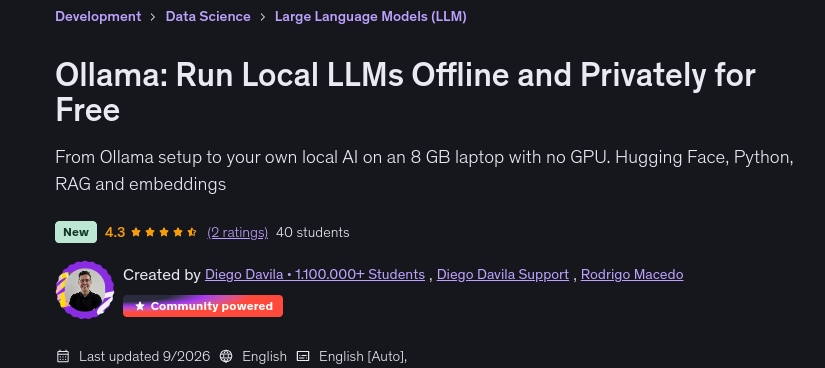 Ollama_ Run Local LLMs Offline and Privately for Free