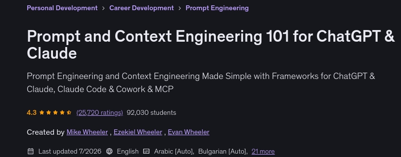 Prompt and Context Engineering 101 for ChatGPT & Claude