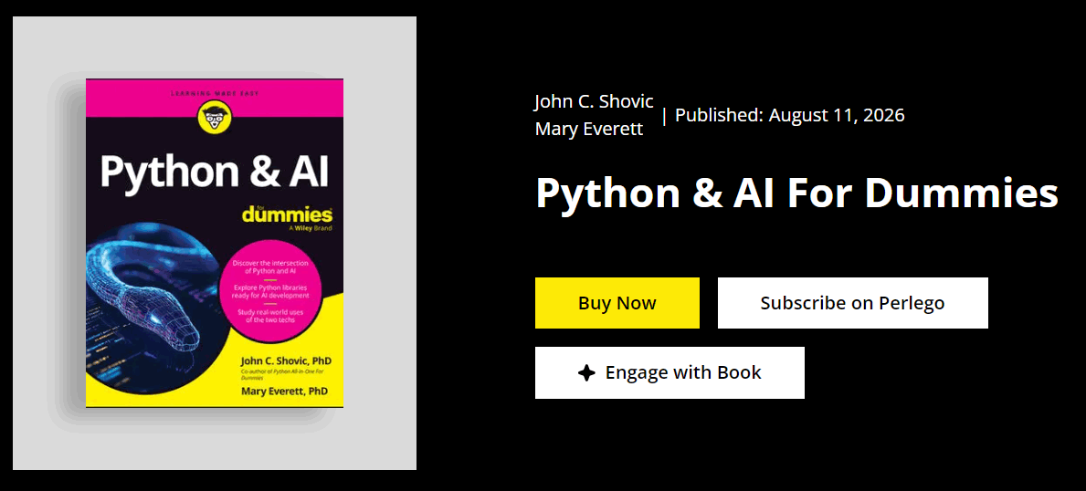 Python & AI For Dummies